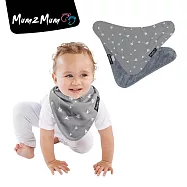 【Mum 2 Mum】雙面時尚造型口水巾圍兜-愛神箭/灰