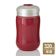 《乾唐軒活瓷》快樂隨身杯 / 小 / 單層 / 胭脂