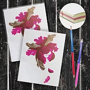 【孔夫子小姐】慢活手工道林紙筆記本 游樂系列(魚躍) - 2入分享組