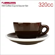 Tiamo 30號 蛋形拿鐵咖啡杯盤組320cc*5入 (HG0855)咖啡