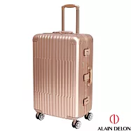 ALAIN DELON 亞蘭德倫 25吋 絕代風華系列全鋁製旅行箱 (金)25吋金