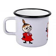 芬蘭Muurla 嚕嚕米系列-小不點(淡紫) 琺瑯馬克杯370cc/咖啡杯/琺瑯杯