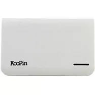 KooPin 立體格紋行動電源 通過BSMI認證 台灣製K2-10400天使白