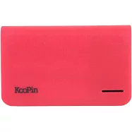 KooPin 立體格紋行動電源 通過BSMI認證 台灣製K2-10400女神桃