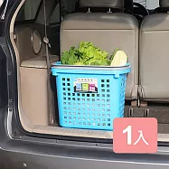 《真心良品》趴趴GO鋁合金拉桿二用收納籃(1入) 正紅色