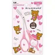 San-X 拉拉熊我愛生活系列3D美容眉毛剪附梳(KAI日本貝印)。懶妹