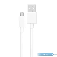 OPPO 原廠 2A 數據傳輸充電線Micro USB-密封裝【不支援閃充】 白色