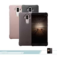 Huawei華為 原廠Mate9 專用 智能全景視窗皮套 /感應透視粉色