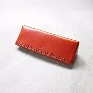 TEHA&rsquo;AMANA|質感設計 日本職人個性手縫真皮眼鏡盒 紅色 紅色