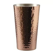 【日本燕市】頂級Premium純銅槌目酒杯 500cc 保冰效果優