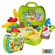 【Party World】創意DIY黏土 手提箱恐龍世界