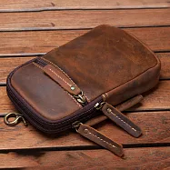 【H-CT】輕巧後勾式釦環真皮腰包(PD3897-Y)