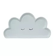 【安垛小姐】丹麥Bloomingville 睫毛彎彎 雲朵小姐 瓷盤(藍)