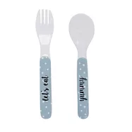 【安垛小姐】丹麥 Bloomingville 北歐森林 小鹿奈利 餐具組(藍)