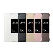 HUAWEI 華為 P9 原廠無邊開窗皮套 (台灣代理商-盒裝)金色