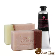 陳怡安手工皂-溫柔玫瑰沐浴皂護手保養組