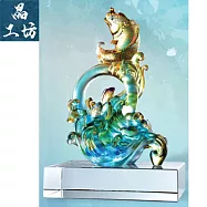 晶工坊 精品琉璃-鰲祥成龍