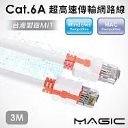 MAGIC 鴻象 CAT.6A 超高速傳輸網路線(圓線)-3M