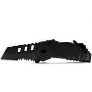 Bomber and Company| 戶外時尚 B-2 Nano 多功能不鏽鋼微型萬用瑞士刀 (黑)黑