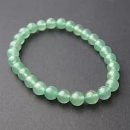 【LuckyPlus】6mm天然東菱玉串珠手環(手圍加大版)