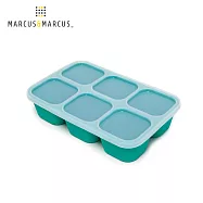 【MARCUS&MARCUS】動物樂園造型矽膠副食品分裝保存盒-大象(綠)