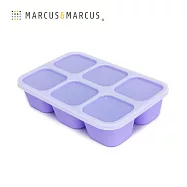 【MARCUS&MARCUS】動物樂園造型矽膠副食品分裝保存盒-鯨魚(紫)