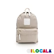 CILOCALA 亮彩尼龍防潑水後背包 (小) 米色