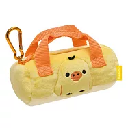 San-X 拉拉熊我愛生活系列掛勾手提筆袋。小雞