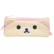 San-X 拉拉熊我愛生活系列書腰兩層式筆袋。懶妹