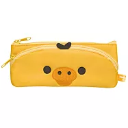 San-X 拉拉熊我愛生活系列書腰兩層式筆袋。小雞