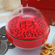 [招寶球]沙漏紙鎮(球形)_五福臨門財