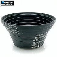布列松Bresson金屬萬用濾鏡轉接環亦是多用途遮光罩組RI3782(10入,37-46-49-52-55-58-62-67-72-77-82)
