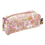 San-X 拉拉熊我愛大貓熊系列筆袋。粉紅色
