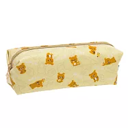 San-X 拉拉熊可愛生活系列防水筆袋包。黃