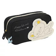 San-X 拉拉熊手描帆布系列筆袋。懶熊