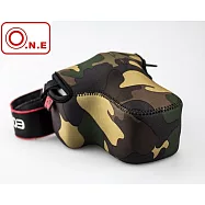 JJC防潑水輕單眼相機包防刮防震包OC-MC1中(叢林迷彩M款;尺寸適14.8x11.3x18.8cm內)無反相機袋內膽包