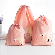 【巴芙洛】原創卡通防水旅行收納袋6件組-笨小鴨