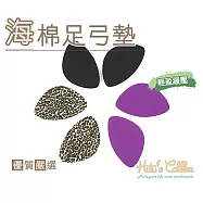 糊塗鞋匠 優質鞋材 H34 海棉足弓墊(5雙) A01黑色