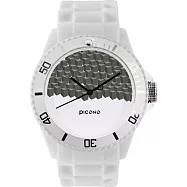 【PICONO】方塊遊樂場運動防水中性手錶 / BA-BP-04 /白