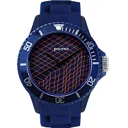 【PICONO】數字逃跑計畫防水手錶 / BA-EN-01 /藍