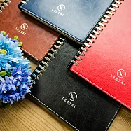 大包裝 - 歲月靜好 A5仿羊皮滑動夾活頁本 (介紙1.0-鋼筆適用紙)-10入組