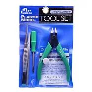 日本製造MINESHIMA小島塑膠模型工具組A-2模型入門工具(斜口鉗.一字起子螺絲刀.銼刀.鑷子)hobby tool日本平行輸入