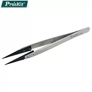 台灣Pro’sKit寶工防靜電特尖碳纖維鑷子TZ-300A(130mm;鑷子頭可替換;導電性塑膠製;防磁.無感.耐酸鹼)