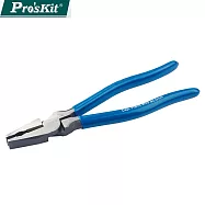 台灣Pro’sKit寶工剋鋼粗牙螺絲咬合孔8"電工鉗PM-901(全長215mm;刀口硬度達HRC60±2)平口鉗子