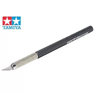 日本田宮TAMIYA模型刻線筆刀切割刀74040等距刻線刀(握把處有菱格刻紋不滑手;附刀片盒和刀片25片)