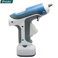 台灣Pro&rsquo;sKit寶工 6V電池式熱熔膠槍GK-368熱溶膠槍(分離式電池座;具LED照明燈;附3支膠條)