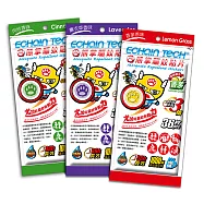 ECHAIN TECH 熊掌超人PMD驅蚊/防蚊貼片_薰衣草+香茅+肉桂 (三款各一包) 共108片