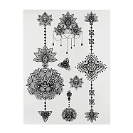 Snatch 黑曼蓮之鍊黑蕾絲刺青貼紙 / Madala Lotus Black Lace Tattoo Sticker