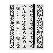 Snatch 優雅的刺蝟黑蕾絲刺青貼紙 / Elegant Hedgehog Black Lace Tattoo Sticker