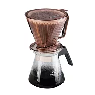 Tiamo Smart2Coffee 咖啡濾杯禮盒組-750cc-透明咖啡 (AK91351)